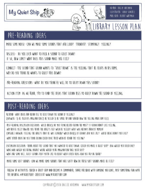 My Quiet Ship Lesson Plan