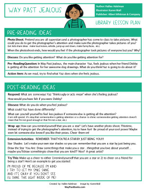 Way Past Jealous Lesson Plan